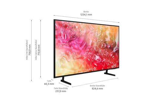 Samsung GU43DU7179UXZG 43” Crystal UHD 4K Smart TV (2024) – PurColor, 4K Upscaling, Crystal Processor 4K