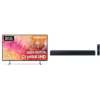 Samsung GU43DU7179UXZG 43” Crystal UHD 4K Smart TV (2024) – PurColor, 4K Upscaling, Crystal Processor 4K