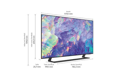 Samsung GU55DU8579UXZG 55” Crystal UHD 4K Smart TV (2024) – Dynamic Crystal Color, 4K Upscaling, AirSlim Design, German Model