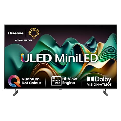 Hisense 55U7NQ 55” 4K Mini LED ULED Smart TV (2024) – Quantum Dot, 120Hz/144Hz VRR, HDMI 2.1, Game Mode Pro