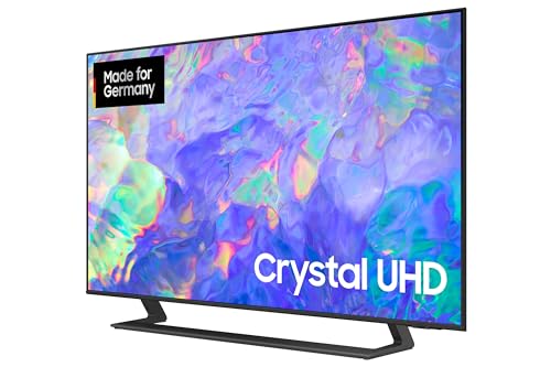 Samsung GU55DU8579UXZG 55” Crystal UHD 4K Smart TV (2024) – Dynamic Crystal Color, 4K Upscaling, AirSlim Design, German Model