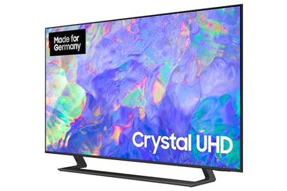 Samsung GU55DU8579UXZG 55” Crystal UHD 4K Smart TV (2024) – Dynamic Crystal Color, 4K Upscaling, AirSlim Design, German Model