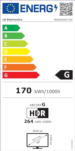 43NANO81T6A 43” 4K NanoCell Smart TV (2024) – α5 Gen7 AI Processor, webOS 24, HDR10, 60Hz Panel