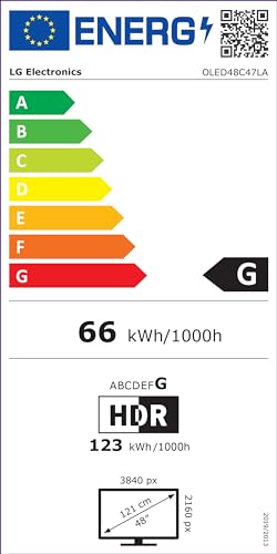 LG OLED55C47LA 55” 4K OLED evo Smart TV (2024) – α9 Gen7 AI Processor, webOS 24, Dolby Vision, 120Hz Panel