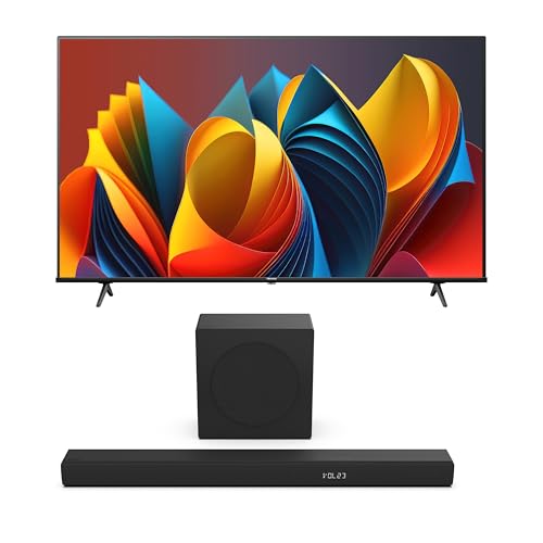 Hisense 50E7NQ 50” 4K UHD QLED Smart TV (2024) – HDR10+, Dolby Vision Atmos, Bluetooth, Alexa Built-in, VIDAA OS, 60Hz Panel