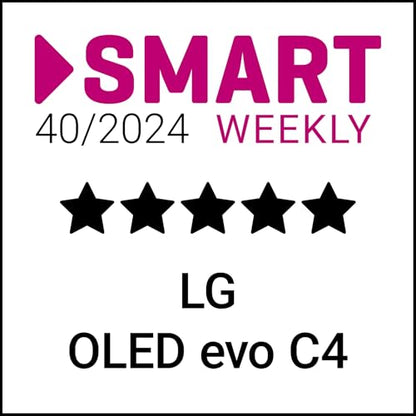 LG OLED55C47LA 55” 4K OLED evo Smart TV (2024) – α9 Gen7 AI Processor, webOS 24, Dolby Vision, 120Hz Panel