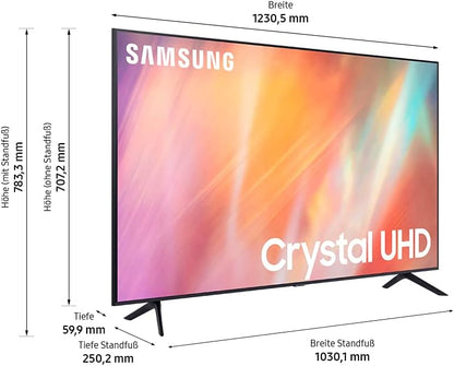 Samsung GU55AU7179UXZG 55” Crystal UHD 4K Smart TV (2021) – HDR, Q-Symphony, Frameless Design