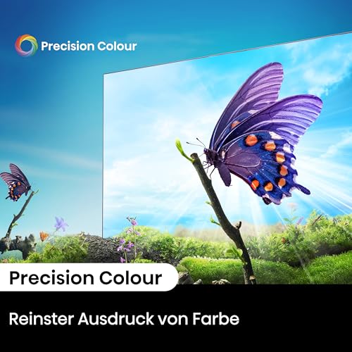 Hisense 40E4KT 101cm (40 Zoll) Fernseher Full HD Smart TV, Triple Tuner DVB-T2 / T/C / S2 / S, Works with Alexa, WiFi, Game Mode, Hotel Mode, Schwarz [2023], Betriebsystem VIDAA U