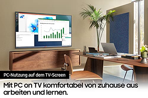 Samsung GU55AU7199UXZG 55” Crystal UHD 4K Smart TV (2021) – HDR, Q-Symphony, Frameless Design, German Model