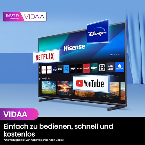 Hisense 50E7NQ 50” 4K UHD QLED Smart TV (2024) – HDR10+, Dolby Vision Atmos, Bluetooth, Alexa Built-in, VIDAA OS, 60Hz Panel