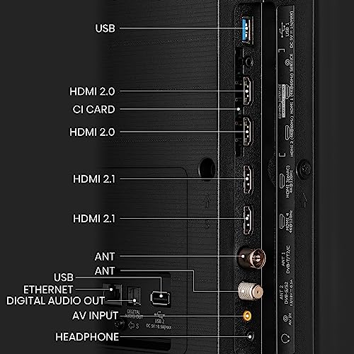 Hisense 55U7NQ 55” 4K Mini LED ULED Smart TV (2024) – Quantum Dot, 120Hz/144Hz VRR, HDMI 2.1, Game Mode Pro