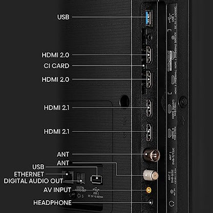 Hisense 55U7NQ 55” 4K Mini LED ULED Smart TV (2024) – Quantum Dot, 120Hz/144Hz VRR, HDMI 2.1, Game Mode Pro