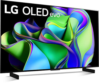 LG OLED55C47LA 55” 4K OLED evo Smart TV (2024) – α9 Gen7 AI Processor, webOS 24, Dolby Vision, 120Hz Panel