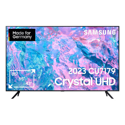 Samsung GU43DU7179UXZG 43” Crystal UHD 4K Smart TV (2024) – PurColor, 4K Upscaling, Crystal Processor 4K