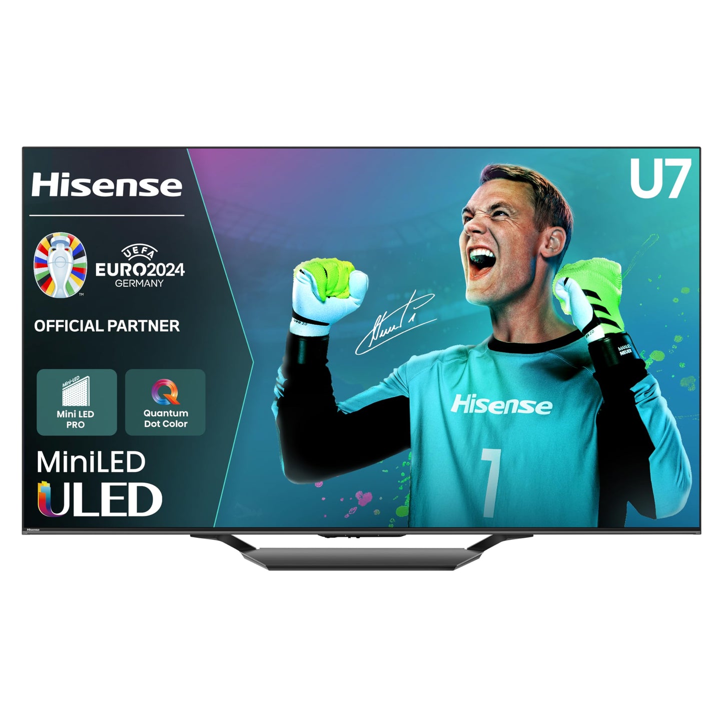 Hisense 55U7NQ 55” 4K Mini LED ULED Smart TV (2024) – Quantum Dot, 120Hz/144Hz VRR, HDMI 2.1, Game Mode Pro