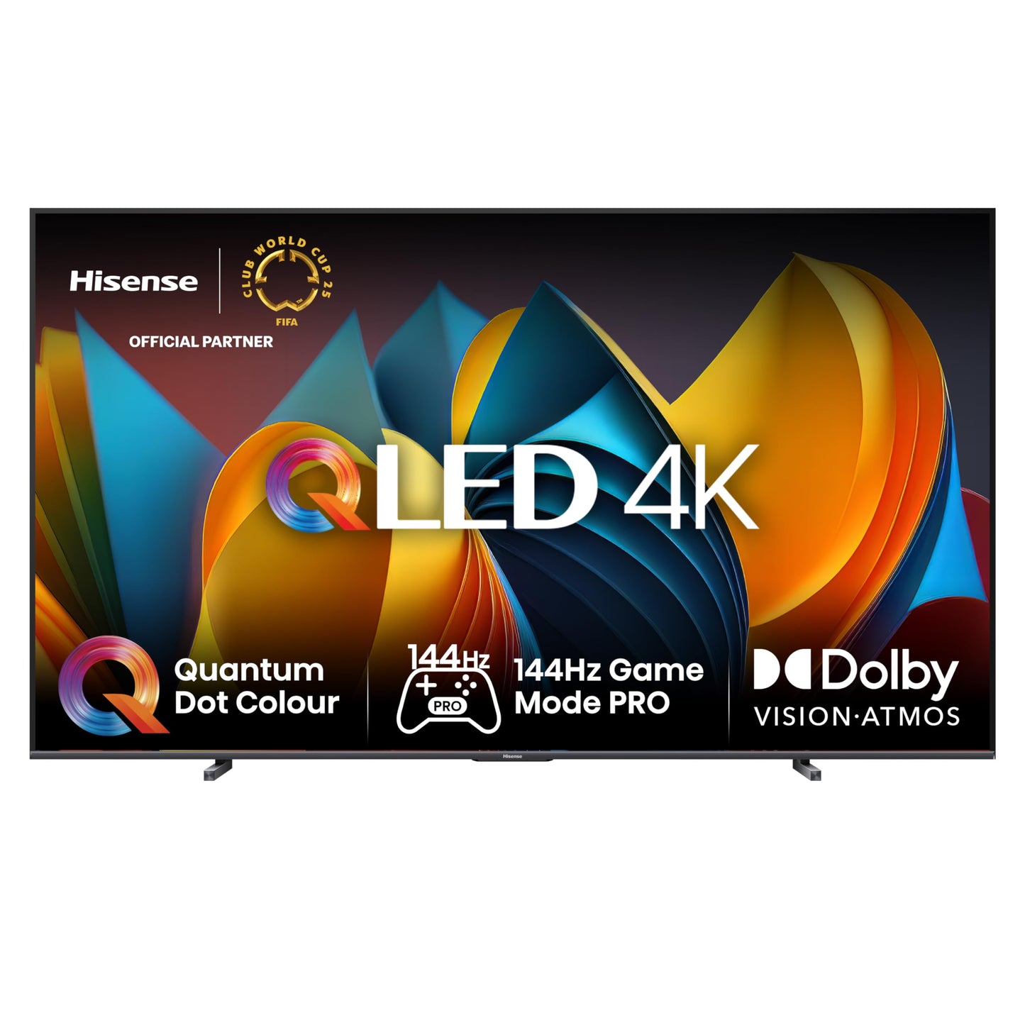 Hisense 50E7NQ 50” 4K UHD QLED Smart TV (2024) – HDR10+, Dolby Vision Atmos, Bluetooth, Alexa Built-in, VIDAA OS, 60Hz Panel