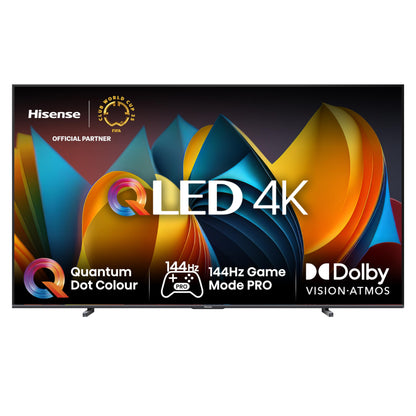 Hisense 50E7NQ 50” 4K UHD QLED Smart TV (2024) – HDR10+, Dolby Vision Atmos, Bluetooth, Alexa Built-in, VIDAA OS, 60Hz Panel