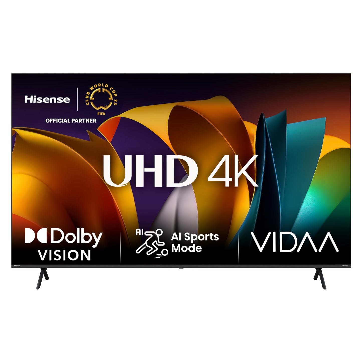 Hisense 40E4KT 101cm (40 Zoll) Fernseher Full HD Smart TV, Triple Tuner DVB-T2 / T/C / S2 / S, Works with Alexa, WiFi, Game Mode, Hotel Mode, Schwarz [2023], Betriebsystem VIDAA U