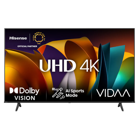 Hisense 40E4KT 101cm (40 Zoll) Fernseher Full HD Smart TV, Triple Tuner DVB-T2 / T/C / S2 / S, Works with Alexa, WiFi, Game Mode, Hotel Mode, Schwarz [2023], Betriebsystem VIDAA U