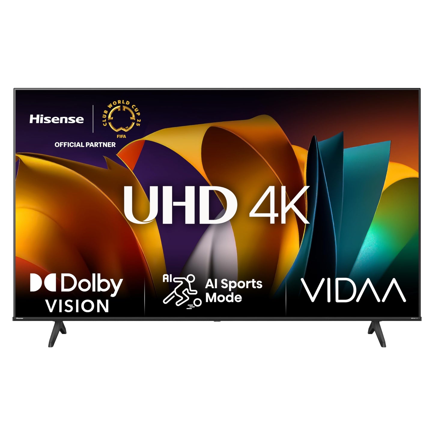 Hisense 40E4KT 101cm (40 Zoll) Fernseher Full HD Smart TV, Triple Tuner DVB-T2 / T/C / S2 / S, Works with Alexa, WiFi, Game Mode, Hotel Mode, Schwarz [2023], Betriebsystem VIDAA U