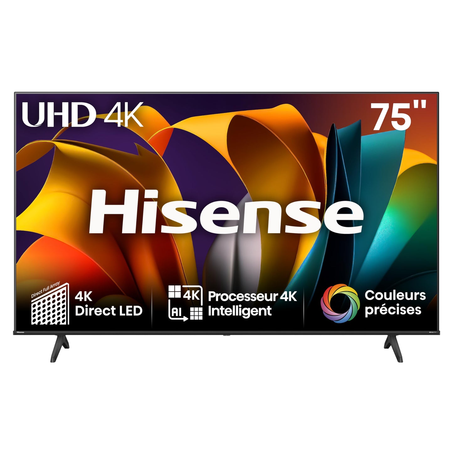 Hisense Smart TV 50 Zoll 50A6N 4K UHD, Dolby Vision, HDR, VIDAA mit YouTube, Netflix, Disney+, Canal + (Modell 2024)