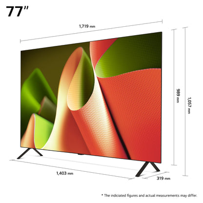 LG OLED55B4ELA 55” 4K OLED Smart TV (2024) – α8 AI Processor, webOS 24, Dolby Vision, 120Hz Panel