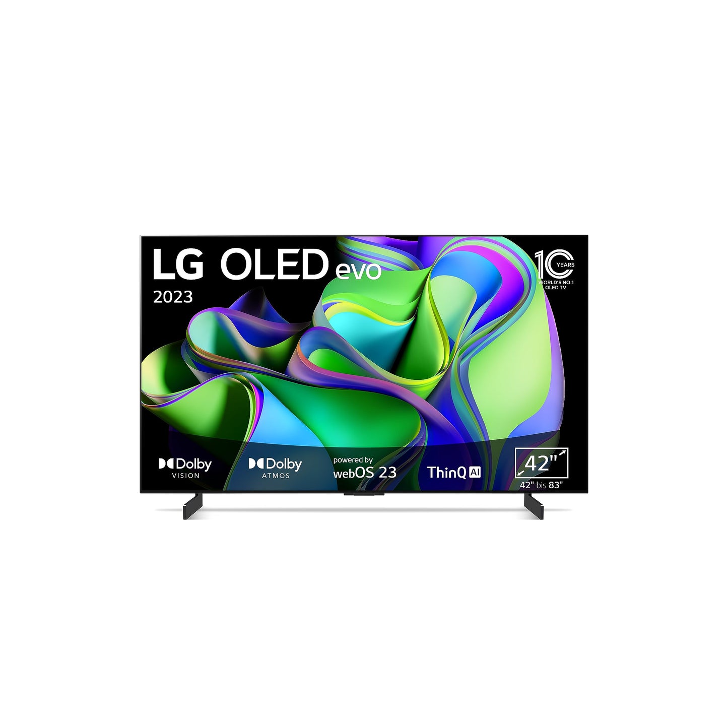 LG OLED55C47LA 55” 4K OLED evo Smart TV (2024) – α9 Gen7 AI Processor, webOS 24, Dolby Vision, 120Hz Panel