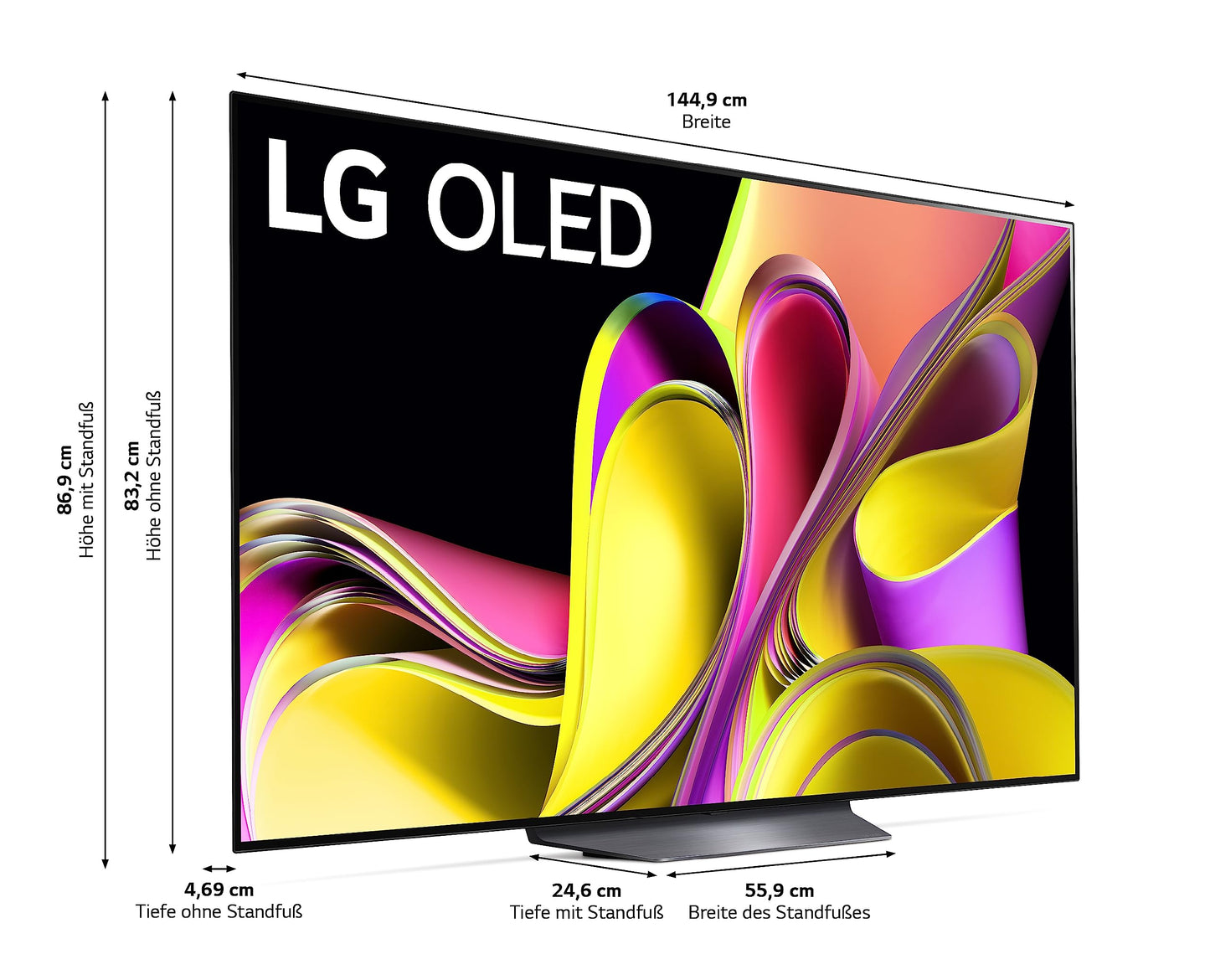 LG OLED55B4ELA 55” 4K OLED Smart TV (2024) – α8 AI Processor, webOS 24, Dolby Vision, 120Hz Panel