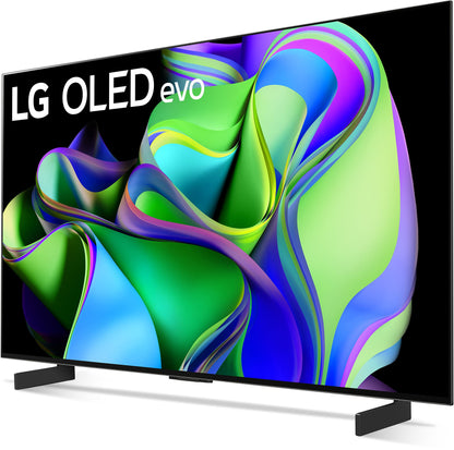 LG OLED55C47LA 55” 4K OLED evo Smart TV (2024) – α9 Gen7 AI Processor, webOS 24, Dolby Vision, 120Hz Panel