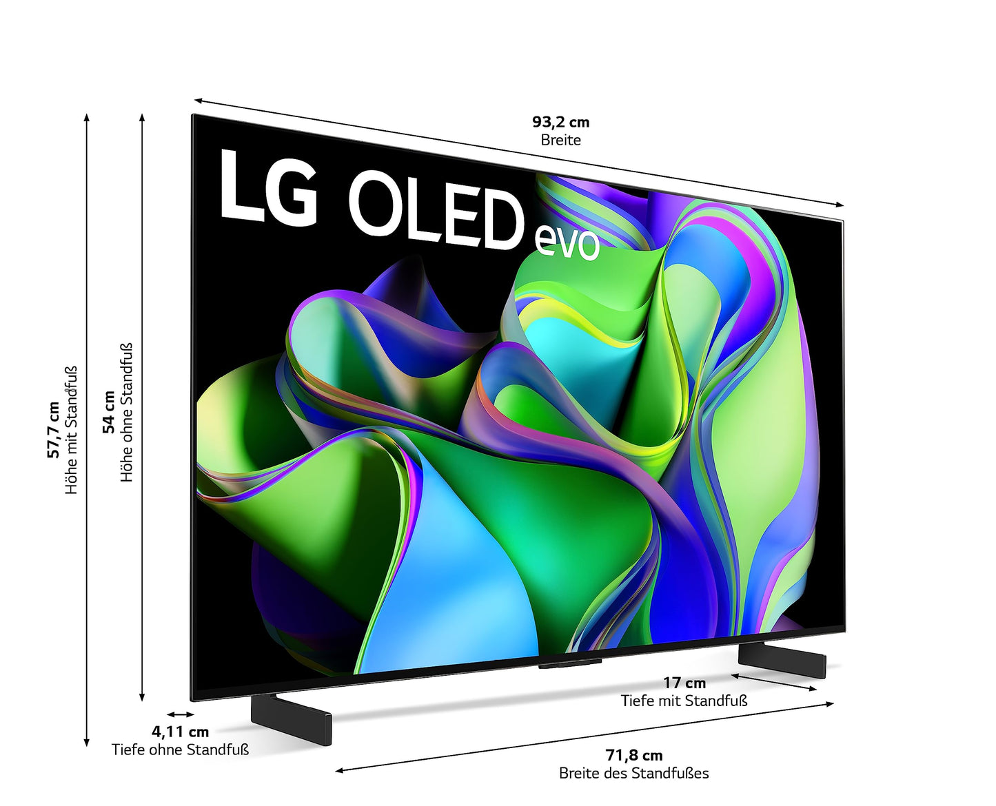 LG OLED55C47LA 55” 4K OLED evo Smart TV (2024) – α9 Gen7 AI Processor, webOS 24, Dolby Vision, 120Hz Panel