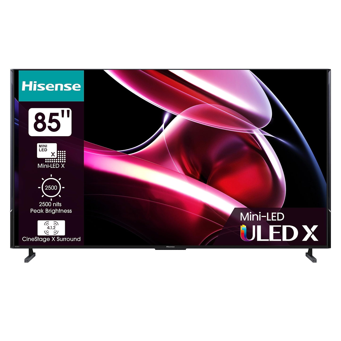 Hisense 55U7NQ 55” 4K Mini LED ULED Smart TV (2024) – Quantum Dot, 120Hz/144Hz VRR, HDMI 2.1, Game Mode Pro