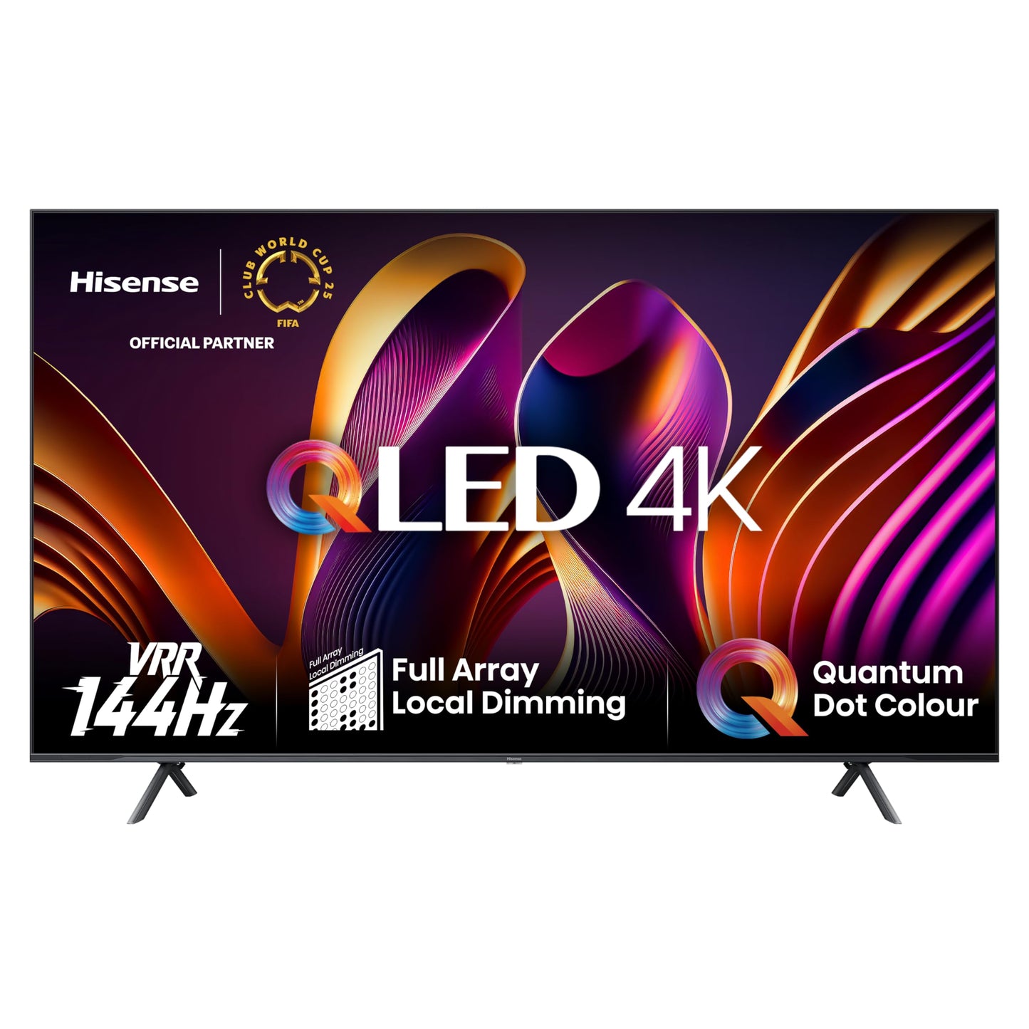 Hisense 50E7NQ 50” 4K UHD QLED Smart TV (2024) – HDR10+, Dolby Vision Atmos, Bluetooth, Alexa Built-in, VIDAA OS, 60Hz Panel