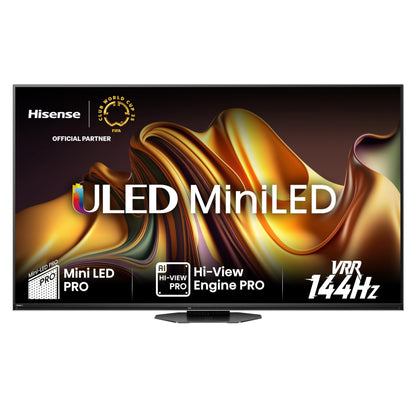 Hisense 55U7NQ 55” 4K Mini LED ULED Smart TV (2024) – Quantum Dot, 120Hz/144Hz VRR, HDMI 2.1, Game Mode Pro